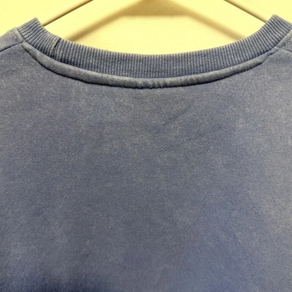 Vincent Van Gogh Iris Painting Embroidered Blue Art Sweatshirt Size XL 1X NWOT - Picture 6 of 12